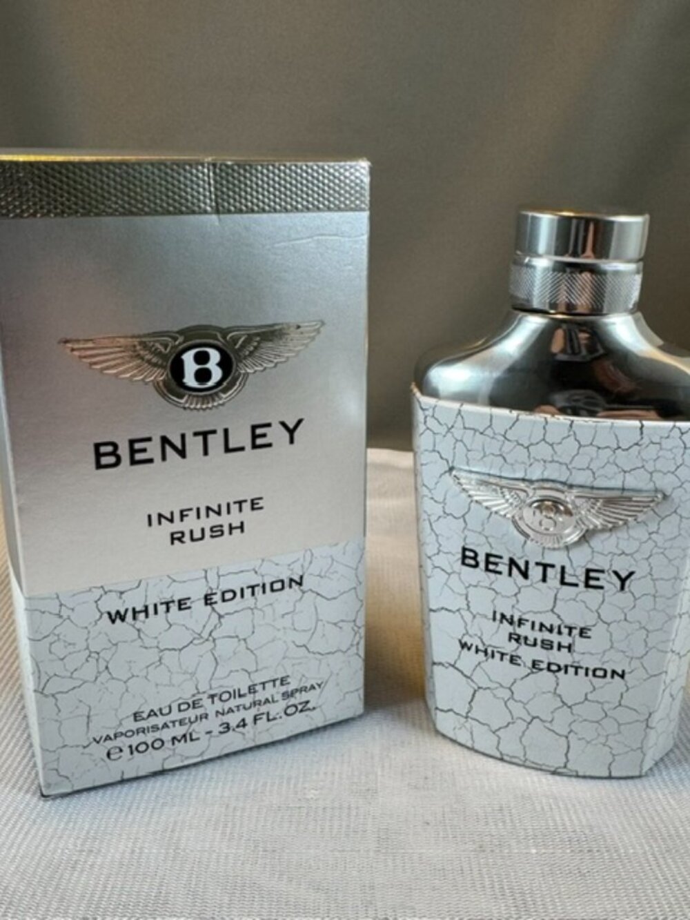 Bentley Infinite Rush White Edition EDT Spray for Men 3.4oz New Opened Box $80